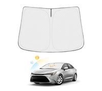 Canvcle Parasol para parabrisas para Toyota Corolla 2020-2024 (no para Corolla Cross), accesorios gruesos de 6 capas para ventana delantera, protector de visera plegable, bloquea los rayos UV y