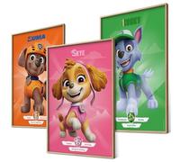 canvea PAW Patrol Set - Decoración de pared para habitación infantil, idea de regalo para niños, 3 pósteres A4 (Skye, Rocky & Zuma)