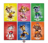 canvea x PAW Patrol Set de 6 posters Héros - Inspirations et Décoration pour la Chambre d'Enfant Idée cadeau (6A4)
