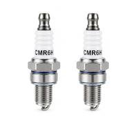 Canxyeun 2pcs bujía cmr6h bujía for ngk cmr6h bujías para desbrozadora motosierra recambio compatible cm5h cmr5h cmr7h encendido estable para motos cortacésped y equipos gasolina profesionales