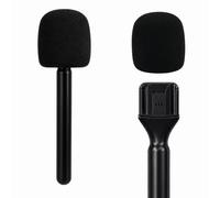 Canxyeun Adaptador De Micrófono De Mano Con Protector Antiviento para DJI Mic 1/2,Rode Wireless GO I/II,Rode Wireless Me/Pro,Adaptador Universal De Mano,Para Entrevistas,Streaming,Micrófonos De Solapa