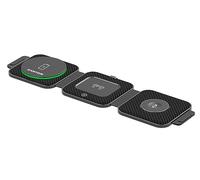 Canyon 3 en 1 Wireless Charger Base Cargador 18 W Estacion de Carga Rapida Compatible con iPhone, Watch, Airpods - Cargador Inalambrico Rapido 3 in 1 Viajes