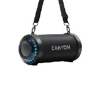 CANYON Altavoz Bluetooth 5,0 (Jack 3,5mm, microSD, BT, FM, AUX, USB, Bateria 1500mAh, Negro) CNE-CBTSP7 CNALCBTSP7