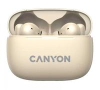CANYON Auriculares Bluetooth TWS-10, Color Beige