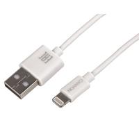 Canyon Cable USB a Lightning, Certificado MFI, 1m, Blanco