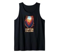 Canyon Calling Rappel Outdoor Adventure Exploration Camiseta sin Mangas