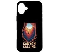 Canyon Calling Rappel Outdoor Adventure Exploration Carcasa para iPhone 16 Plus