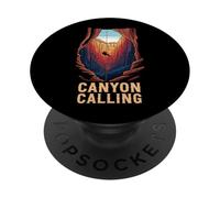 Canyon Calling Rappel Outdoor Adventure Exploration PopSockets PopGrip Adhesivo