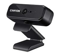 CANYON Cámara Web USB con micrófono | Web de Calidad HD 720p / 30fps para TV/Pc/Laptop/Tablets | Lente de 5 Capas de corrección de luz HD para Skype, Zoom, Facetime, Hangouts