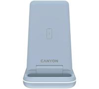 Canyon Cargador inalámbrico WS-304 3 en 1 de 15 W, Azul