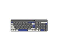 CANYON HKB-W03 Teclado Inalámbrico Gris 2.4GHz Tamaño Completo 105 Teclas Diseño Delgado Ergonómico Interruptor de Tijera Teclas Multimedia Batería AAA