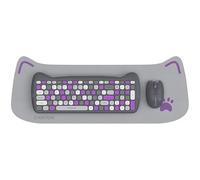 Canyon HSET-W6 Juego de Teclado y ratón con Alfombrilla Gris