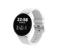 Canyon Lollypop SW 63 Smartwatch, Pantalla IPS 1.3" Full Touch, Diseño Redondo, IP68 Resistente al Agua, Modo Multideporte, BT 5.0, Compatible con iOS y Android, Blanco Plata