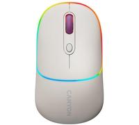 CANYON MW-22 - Ratón inalámbrico 2 en 1, color beige
