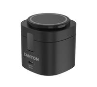 CANYON OnCharge 405 Qi2 - Soporte de carga inalámbrico 4 en 1 (15 W, magnético, cargador rápido para iPhone, Apple Watch y AirPods, puerto USB-C de 30 W, adaptador PD de 65 W, incluye adaptador PD
