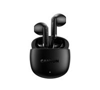 CANYON OnGo 13 True Wireless Earbuds, Semi-In-Ear, BT 5.4, 30h Tiempo de funcionamiento total, 6h por carga, Carga rápida, Conexión estable, Ligero y cómodo, Negro