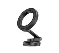 CANYON OnGrip 10 Soporte magnético para teléfono móvil, aluminio plegable con 17 imanes N52, rotación de 360°, compatibilidad universal con smartphone, negro