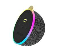 CANYON OnMove 13 Altavoz Bluetooth Magnético 5W Compatible MagSafe Iluminación RGB TWS Estéreo Emparejamiento Batería 600mAh Carga USB-C Negro