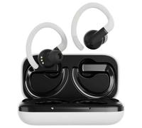 CANYON OnRun 11 Sport Headset True Wireless Stereo (TWS) Ear-Hook, In-Ear Calls/Music/Deporte/Everyday Bluetooth Grey, Blanco