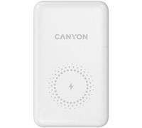 Canyon PB-1001 Power Bank con función de carga inalámbrica 10.000 mAh Compatible con Quick Charge 3.0 y PD 18 W, carga magnética inalámbrica Magsafe de 10 W