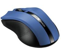 CANYON Ratón Óptico Inalámbrico, 1600 DPI, 2.4 GHz, Azul