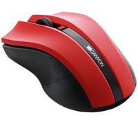 CANYON Ratón Óptico Inalámbrico 2.4GHz, Color Rojo