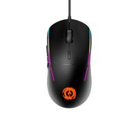 CANYON Shadder GM-321 RGB - Ratón óptico USB para juegos (6 botones programables, hasta 7200 ppp, retroiluminación RGB, diseño ambidiestro), color negro