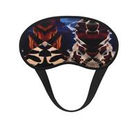 Canyon Shadows - Máscara de dormir con borde negro satinado para una comodidad óptima y bloqueo de la luz