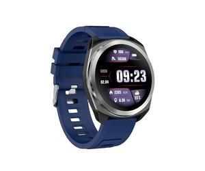 CANYON Smartwatch SW83 - Reloj GPS STRAVA de 1.35 pulgadas IPS, 128 modos deportivos, SpO2 y frecuencia cardíaca en tiempo real, podómetro, monitor de estrés y sueño