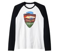 Canyonlands National Park Mesa Arch Utah Punta de Flecha Camiseta Manga Raglan