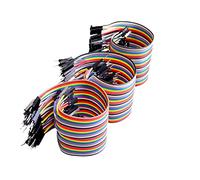 Canzoon Jumper Wire Kit 120Pcs 40Cm Cable Puente Macho A Hembra,Macho A Macho,Hembra A Hembra Cable Dupont Largo Para Maqueta, Para Prueba De Circuito Rápido