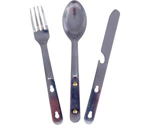 CAO - Cubiertos de Camping y Senderismo para Adulto, Unisex, 3 Piezas, 16,3 cm