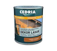 CAOBA Lasur protector madera exterior al agua Cedria Dekor Lasur 750 ml