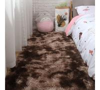 CAOBAOF Alfombras Infantiles 190 x 330 cm Peludas y Esponjosas Alfombra Esponjosa de Cama Modernas para Sala de Estar Dormitorio, Alfombra Habitacion de Adolescente Niño y Niña, Marrón