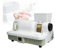 CAOJS Optical Lens Grinding Machine, Manual Lens Polishing Equipment with 35mm Diamond Grinding Wheel & Adjustable Water Outlet Allows, Manual Fine Grinding & Groove Grinding for Resin & Glass
