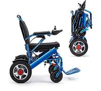 CAOMEIYING Lightweight Folding Electric Wheelchair,360 ° Joystick Lithium Battery Power Transport Wheelchair Chair, Electric Wheelchairs For Adults Elderly, Rollator Walker with Seat