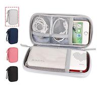 CAOODKDK Bolsa organizadora de accesorios electrónicos, organizador electrónico de viaje, organizador universal de cables, bolsa de accesorios electrónicos para cable, cargador, teléfono, tarjeta SD,