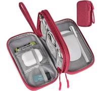 CAOODKDK Organizador electrónico, Bolsa de Accesorios de Cable de Viaje, Estuche Organizador electrónico, Bolsa organizadora de Accesorios electrónicos Impermeable para Banco de energía, Cables de