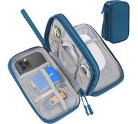 CAOODKDK Organizador electrónico de Accesorios de Cable de Viaje, Estuche Organizador electrónico Impermeable, Bolsa organizadora de Accesorios para Banco de energía, Cables de Carga, Cargadores,