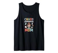 Caos Coordinador Mamá Divertido Mamá Vida Camiseta sin Mangas