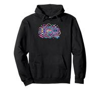 Caos de Parches codificados por Colores Sudadera con Capucha