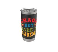 Caos Escolar de Maestro Hazlo Académico y Divertido con un Vaso térmico de acero inoxidable de doble pared