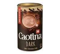 Caotina noir, Cacao en Polvo de Chocolate Oscuro Suizo, Bebida Caliente de Chocolate, Bote, 500 g