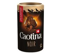 Caotina Noir, chocolate negro para beber, cacao en polvo con el mejor chocolate negro suizo, chocolate caliente sostenible y certificado, 1x500g