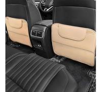 CAOXINZI 2 Piezas Alfombrilla Antipatadas para Asiento Trasero de Coche para Ford Kuga 2015-2020, Protector para Respaldo de Asiento Delantero de Coche Accesorios,A-Beige