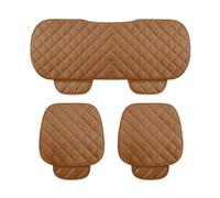 CAOXINZI 3 Piezas Cojines para Asientos de Coche para Fiat Fiorino 2008+, Cojín para Asiento de Coche, Funda de Asiento para Coche Protector Interior Accesorios,A-Brown