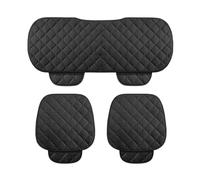 CAOXINZI 3 Piezas Cojines para Asientos de Coche para VW Santana 2002-2020, Cojín para Asiento de Coche, Funda de Asiento para Coche Protector Interior Accesorios,A-Black
