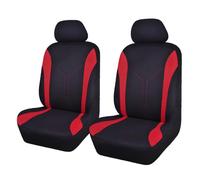 CAOXINZI 4 Piezas Fundas Asientos Delanteros Coche para Fiat Doblo (2010+), Funda de Protector de Asiento Delantero del Coche, Compatibles con Airbags, Coche Accesorios,A-Red