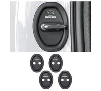 CAOXINZI 4 Piezas Protector Puertas Coche para Cerradura de Pestillo para Mazda CX-5 2017-2022 2023 2024, Cubiertas Protectoras de Silicona Autoadhesivo Protector Coche Accesorios Coche