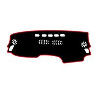 CAOXINZI Cubierta Salpicadero Coche para Audi Q5 Q5L 2017-2021, Automóvil Cubierta Tablero Cubierta de Salpicadero Anti-UV Alfombra Protectora Antideslumbrante,Red